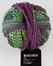 Edition 3.0, 2474 Nachbars Garten, div. Grün + beere-lila-zitro-violett, melierte Streifen 50g