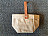 Diverses Agiani Bucket Bag 12cm, Kraftpapier: Henkel abnehmbar aus Leder, handgenäht in Österreich; 14.5 cm hoch, 48 cm Umfang