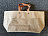 Diverses Agiani Royal Bag, Kraftpapier: Standboden 13 x 29 cm; Höhe 21 cm, Umfang 86 cm; Henkellänge ab Oberkante 25.5 cm, fix montiert. Henkel aus Leder, handgenäht in Österreich