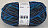 Super Soxx Color 100g Super Soxx 347 Chemical Elements: Oxygen, blau dégradé Streifen + anthrazit Punkte, 100g