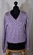 Pullover langarm Pullover, Leinen-B'wolle-Viscose 40-32-28% (Original Fr. 335.-) Weite 88cm Länge 50cm