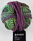 Edition 3.0, 2474 Nachbars Garten, div. Grün + beere-lila-zitro-violett, melierte Streifen 50g